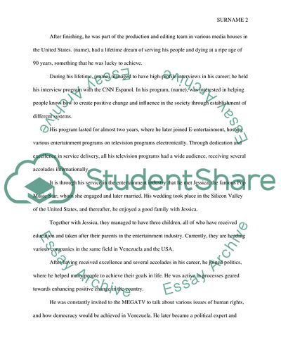 Obituary story about myself