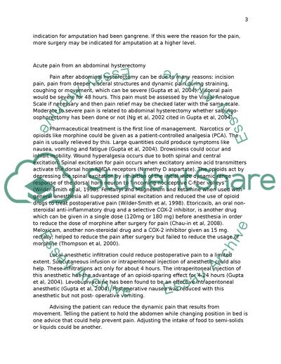 Pain Evaluation and Treatment Plan