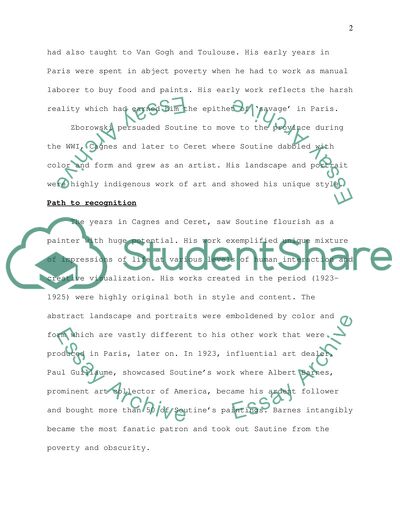 Chaim Soutine - Training and Professional Development, Path to Recognition, Place in the History of Modern Jewish Art