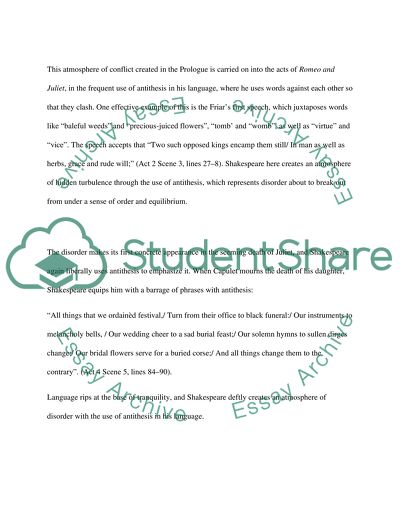 Shakespeares Romeo and Juliet