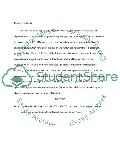 HR Alignment Part II