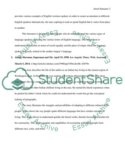 Discrimination Issue in Literature and According to the Famous Speaker