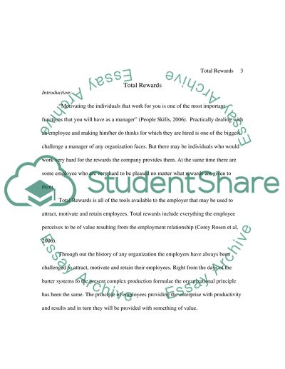 Total Rewards System