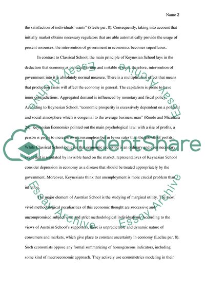 The Austrian School Economists