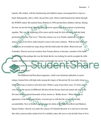 Frank Sinatras Contribution to Elevating Las Vegas to its Current Status