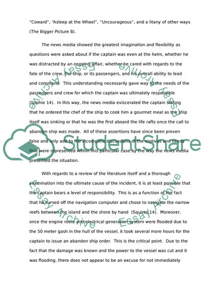 Costa Concordia Disaster