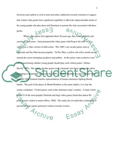 Do Violent Video Games Trigger Aggression