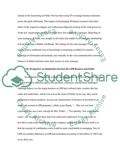 The Acquisition of LPB