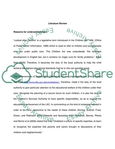 Safeguarding Looked After Children in Care