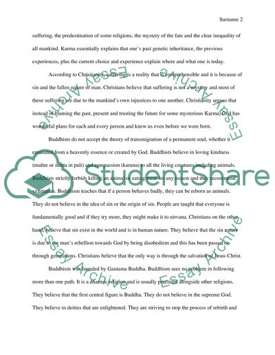 Buddism Versus Christianity