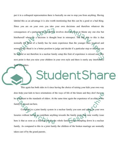 Nuclear Family and Matrix Organizational Structure
