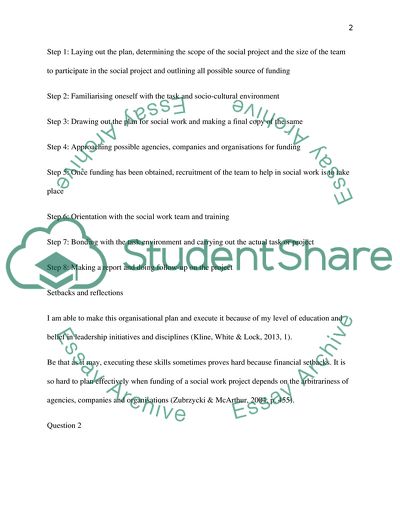 Developing professional practice in front line work(week8)