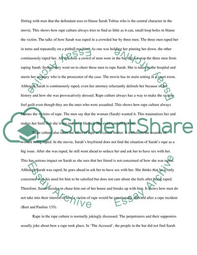 The Concept of Rape Culture