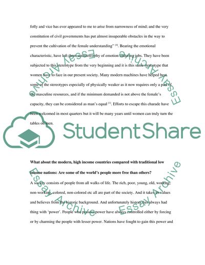 Are We Free within Society