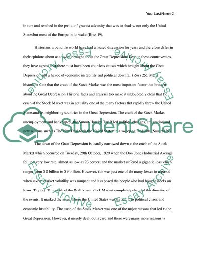 The Great Depression