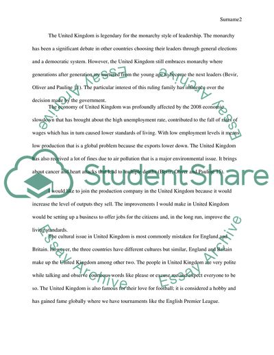 Global Issues in United Kingdom, Germany, and Japan