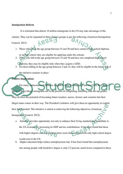 Immigration Reform in the US