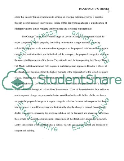 Incorporating Theory