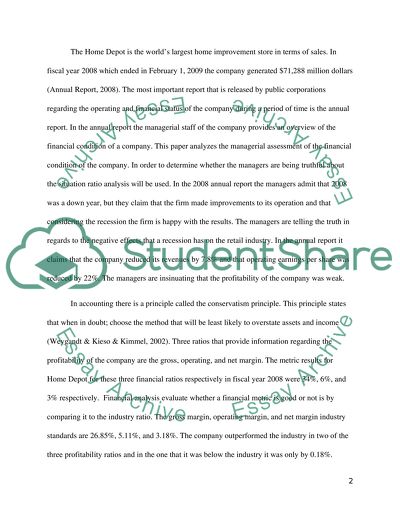 Financial Statements Paper Part II