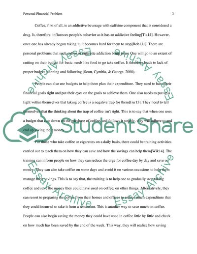 Personal Financial Problem