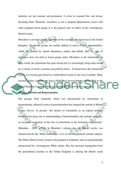 The Emergence of Mixedness in the United Kingdom