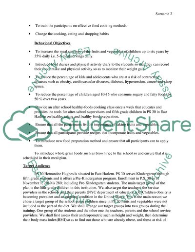 The Childhood Obesity in the US