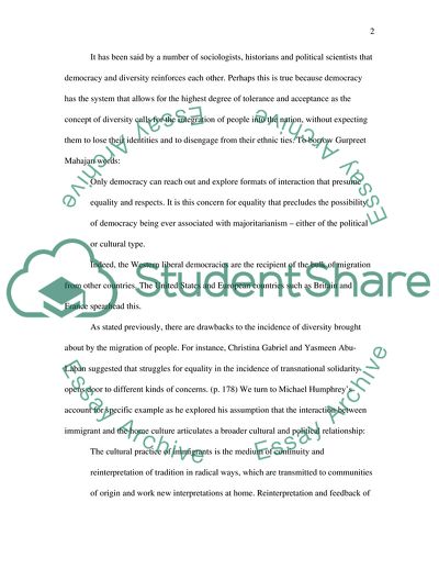 How Far Can Liberal Democracy Embrace Diversity