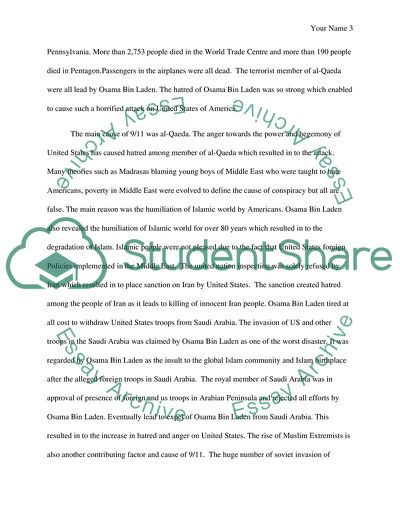 Effects After The Attack on the United States on September 11