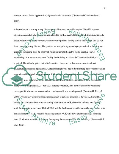 Angina Pectoris Desease