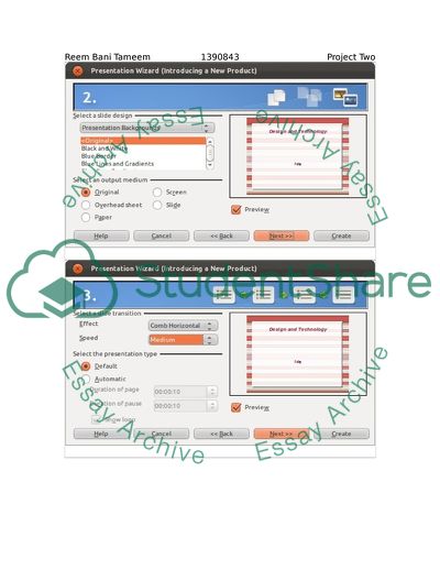 Cocktail Presentation Storyboard
