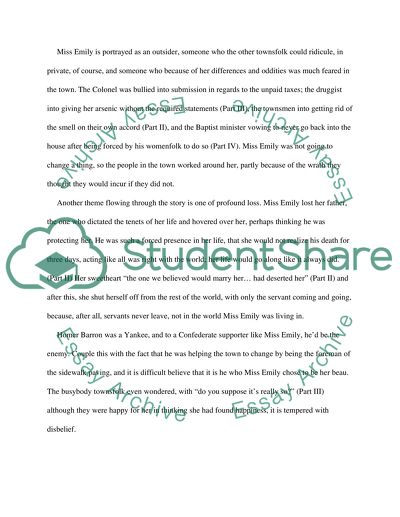 Rose for Emily and Emilys Life