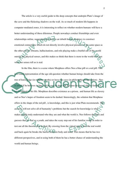 Philosophy: The Matrix