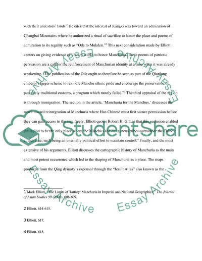 The Limits of Tartary: Manchuria in Imperial and National Geographies