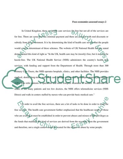 The Concept of Free Healthcare Services