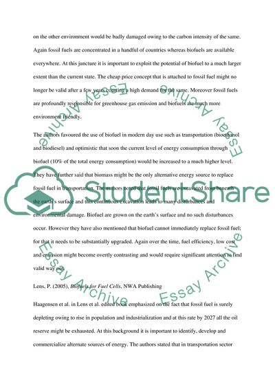 ANnnotated Bibilography and Thesis Statement