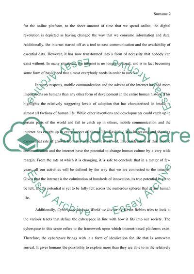 New Media and Onset of the Information Age through the Internet