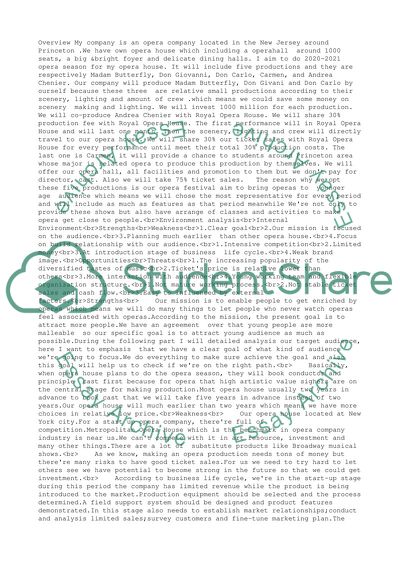 Opera house public environment