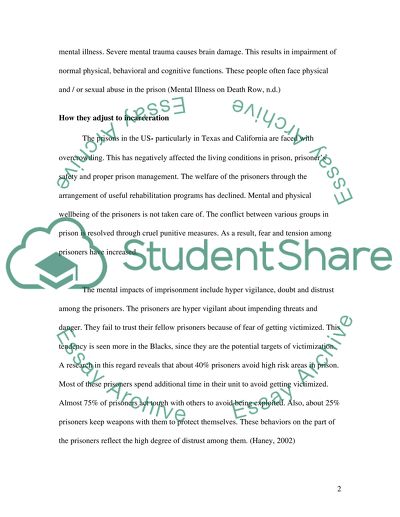 Offenders Facing the Death Penalty