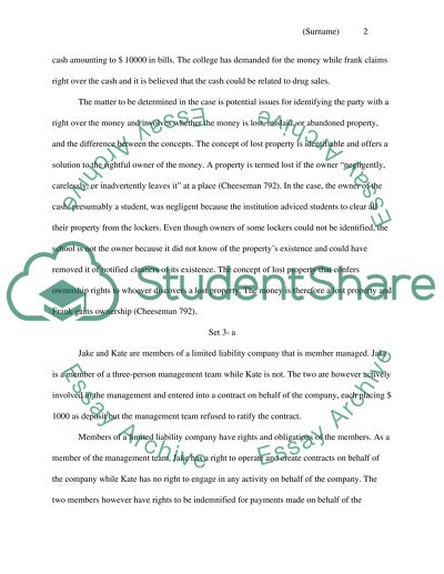 Sole Proprietorship Business and Uniform Limited Partnership Act
