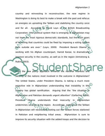 Afghanistan Military Strategies