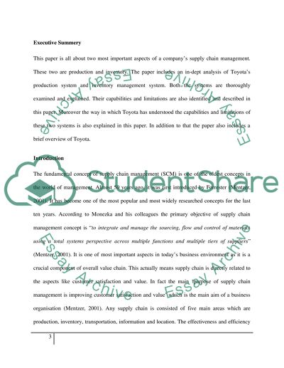 Transport and Inventory Management