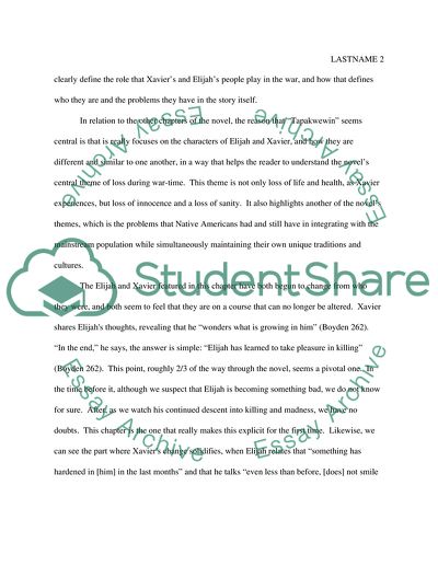 Three Day Road and the Snaring of Innocence