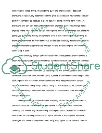 Starbucks in Mihaylo Hall