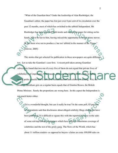 Print Journalism: Guardian