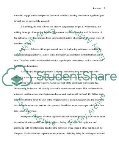 Critical Analysis for Sidlows Book Freshman Orientation: House Style and Home Style