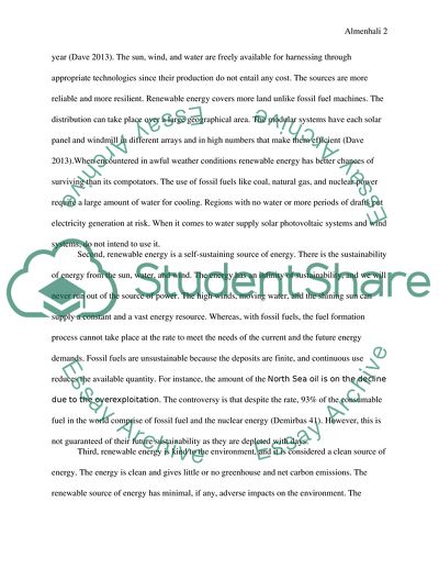 The Importance of Renewable Resource Over Fossil Fuels