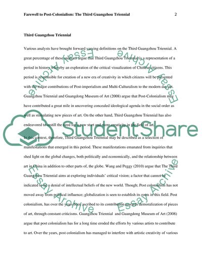 Farewell to Post-Colonialism: The Third Guangzhou Triennial