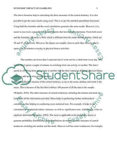 MEASURES OF CENTRAL TENDENCY