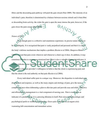 Coping With Pain: A Daunting Endeavor Post-Operatively