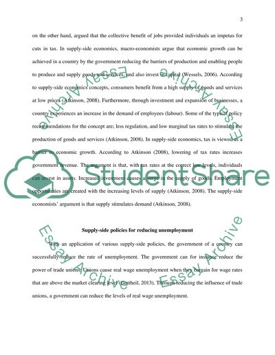 Reducing the Level of Unemployment Permanently
